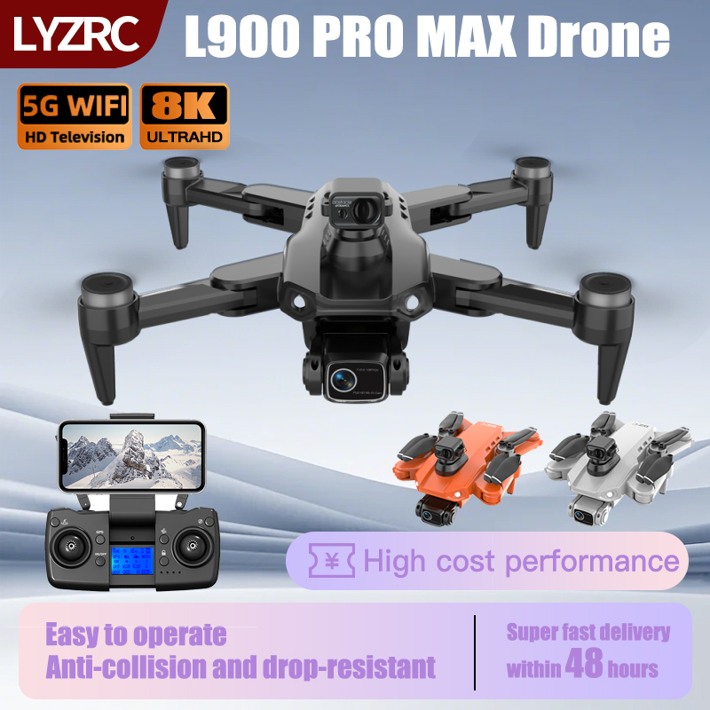 Drone Surveying - LYZRC L900 PRO MAX 레이저 장애물