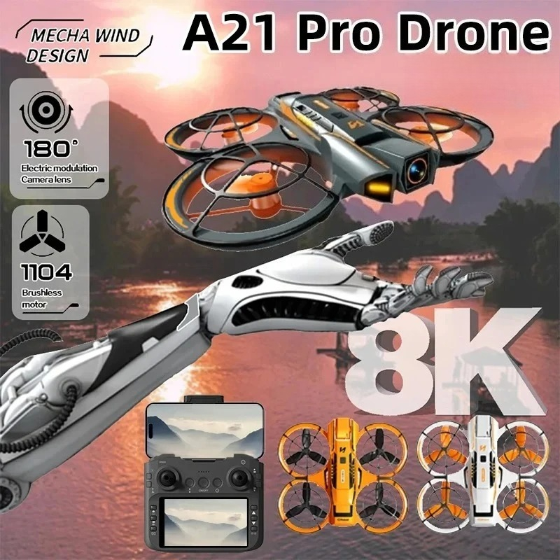 오리지널 A21 프로 드론 4K 프로페셔널 FPV 8K - Drone Surveying 리뷰 및 가격