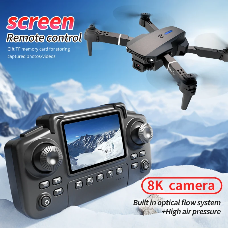 전문 E88 프로 드론 스크린 8K HD 카메라 WiF - Drone Photogrammetry 리뷰 및 가격