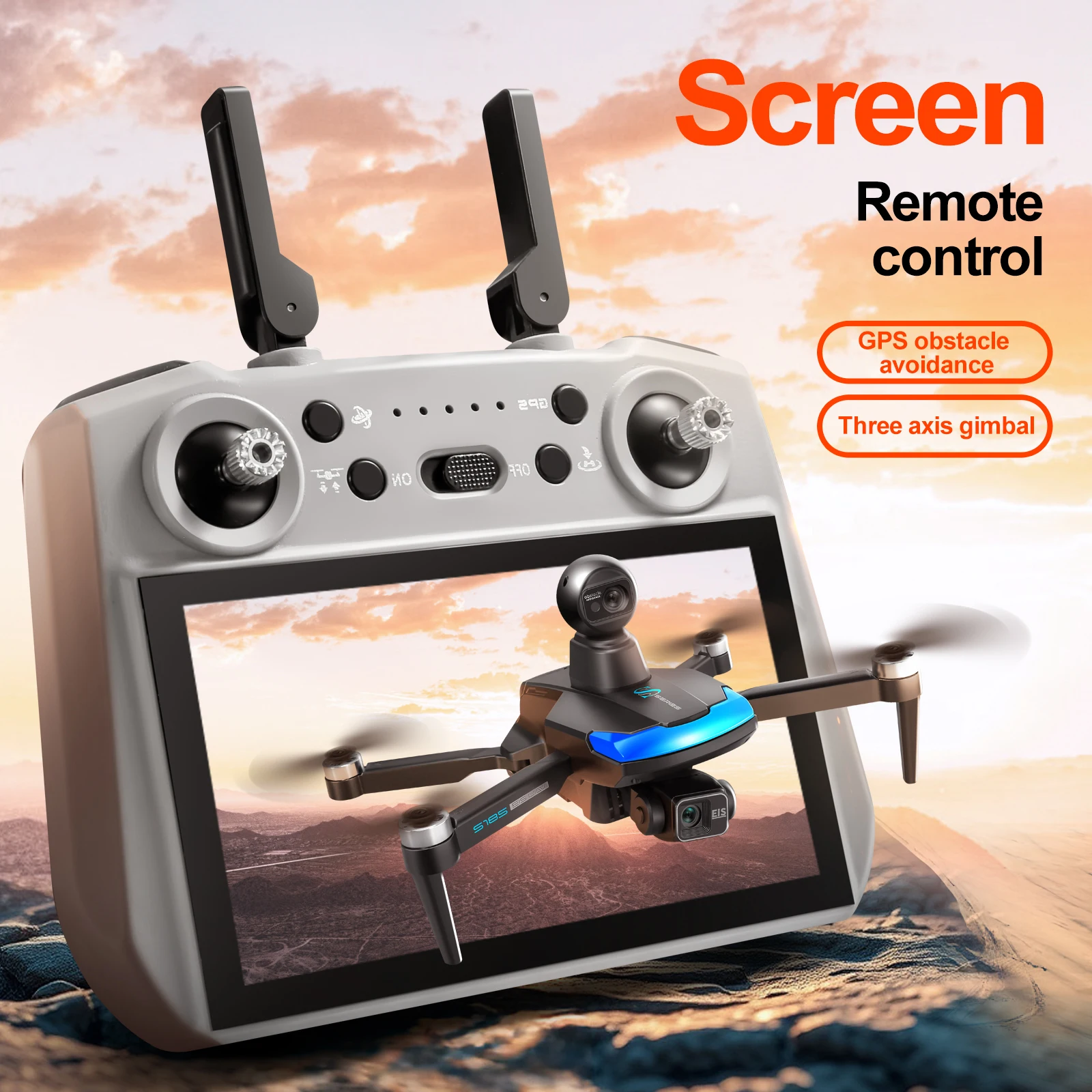 S185 전문 드론 2.7K HD 듀얼 카메라 터치 스 - Drone Surveying 리뷰 및 가격