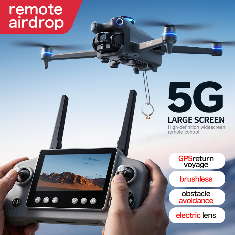 GT60 4.3인치 스크린 컨트롤 GPS 드론, 4K  - Drone Photogrammetry 리뷰 및 가격