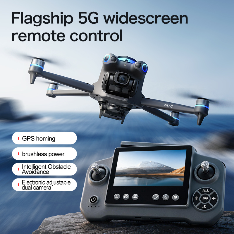 GT60 4.3인치 스크린 컨트롤 GPS 드론, 4K  - Drone Photogrammetry 리뷰 및 가격