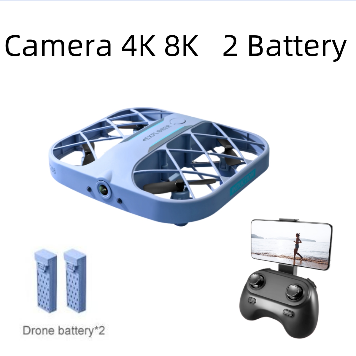 JJRC H107 FPV RC 드론(배터리 2개 포함) - Drone Aerial Photography 리뷰 및 가격